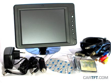 CTF846-<b>A</b> - VGA 8" TFT - Touchscreen USB - Video - Audio [<b>LED-Backlight</b>]