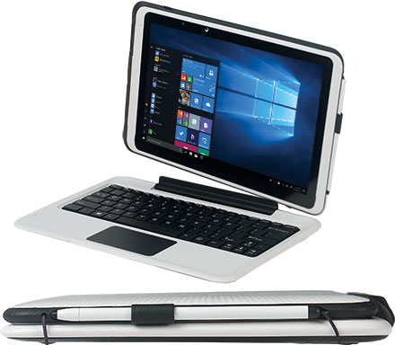 SLIDES201T Classmate PC Detachable (Win 10 Pro, 10.1" Multi-Touch, 64GB eMMC, 4GB RAM, WLAN/BT)