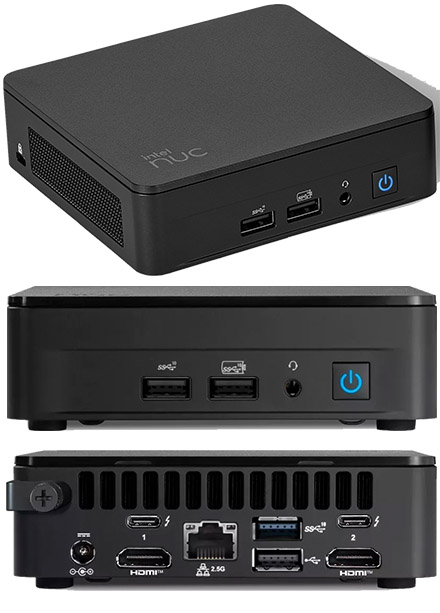 Intel NUC13ANKi7 (Intel Core i7-1360P bis zu 5,00GHz, 2x HMDI, 2x Thunderbolt 4)