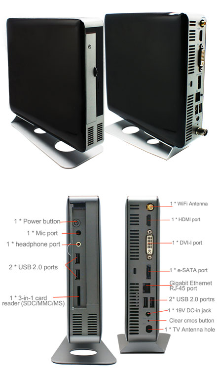 Jetway JBC700C9JG-H61-BW (Intel H61 chipset)