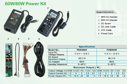 Morex PDB060R (60W Power Kit with DC Board)